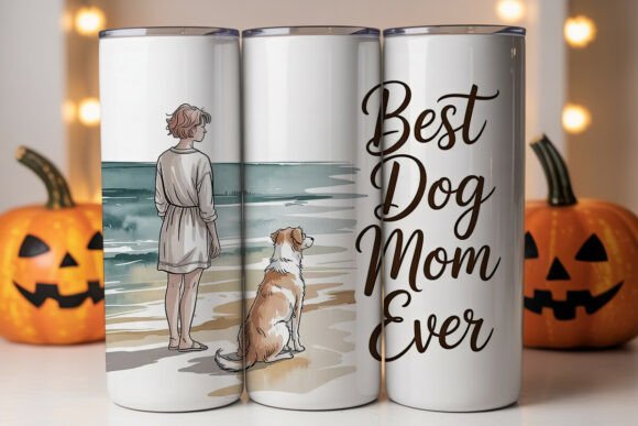 Dog Mom Beach Graphics and Tumbler Wraps Review