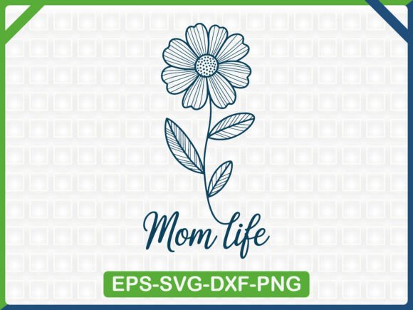 Mom Life Flower Graphics and T-Shirt Designs Review