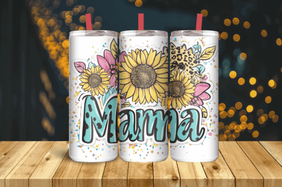 Sunflowers Mama Tumbler Wrap 20 Oz Graphics and Tumbler Wraps Review