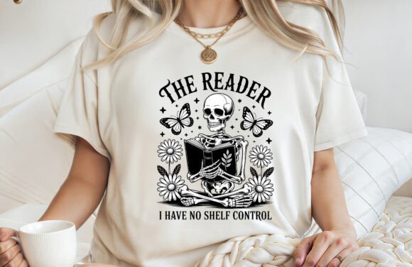 The Reader Funny Sarcastic T-shirt PNG Graphics and T-Shirt Designs Review