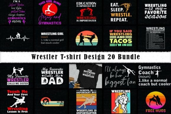 Wrestler T-Shirt Sublimation Bundle Review